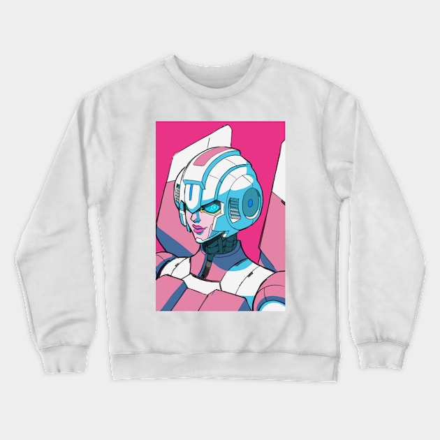 RC Female Bot Crewneck Sweatshirt by Novanim